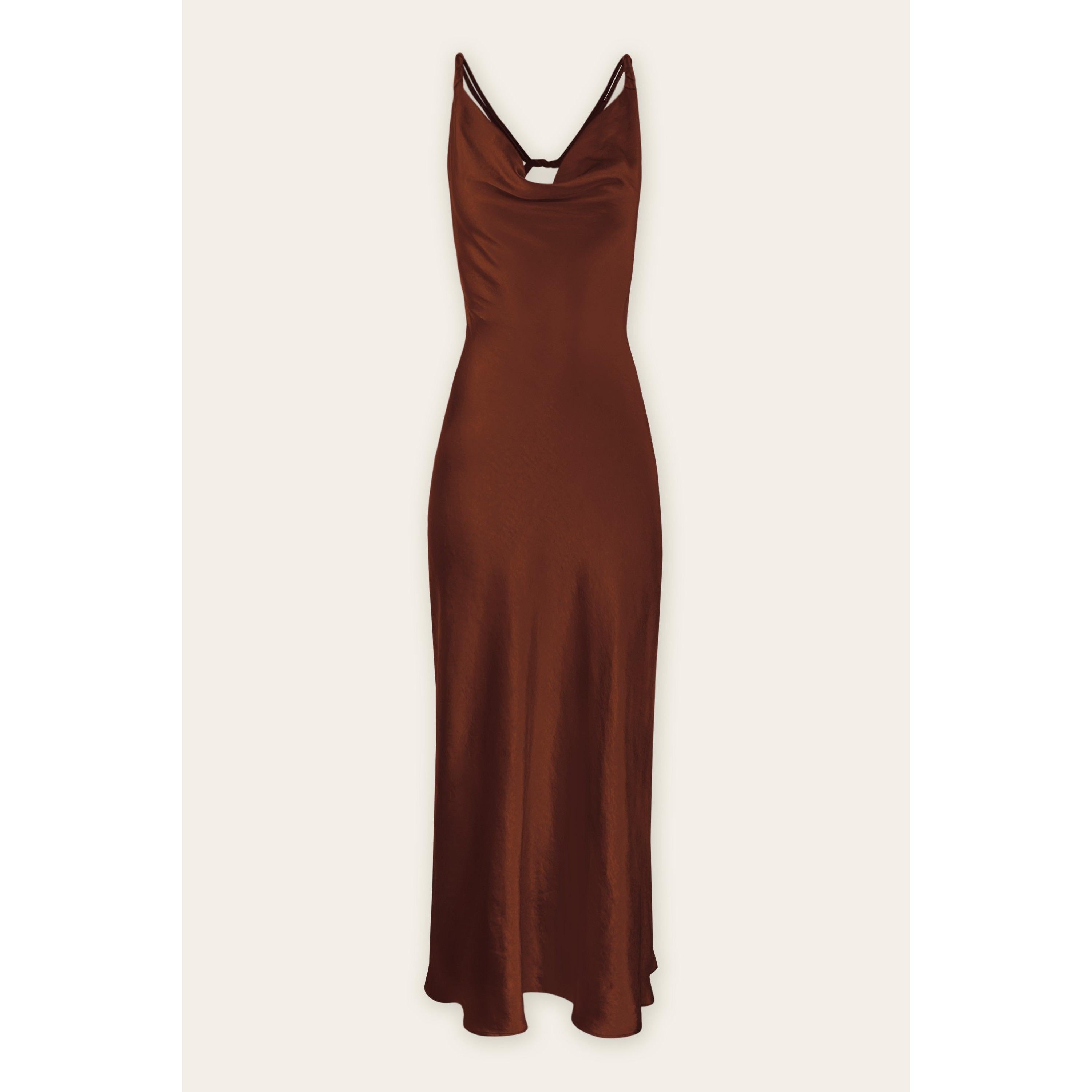 cord maxi dress Twist And Shout Cord Strap Maxi Dress