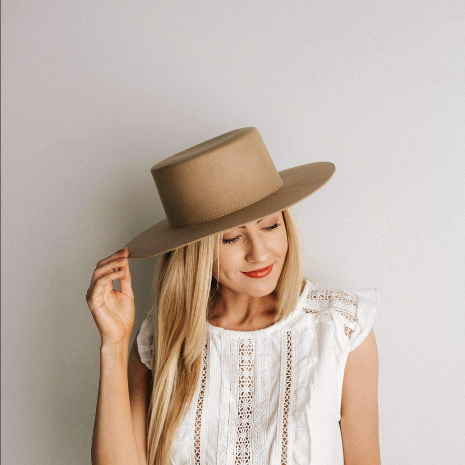 Gigi Pip || Dahlia Boater – Olive Boutique - Main Image