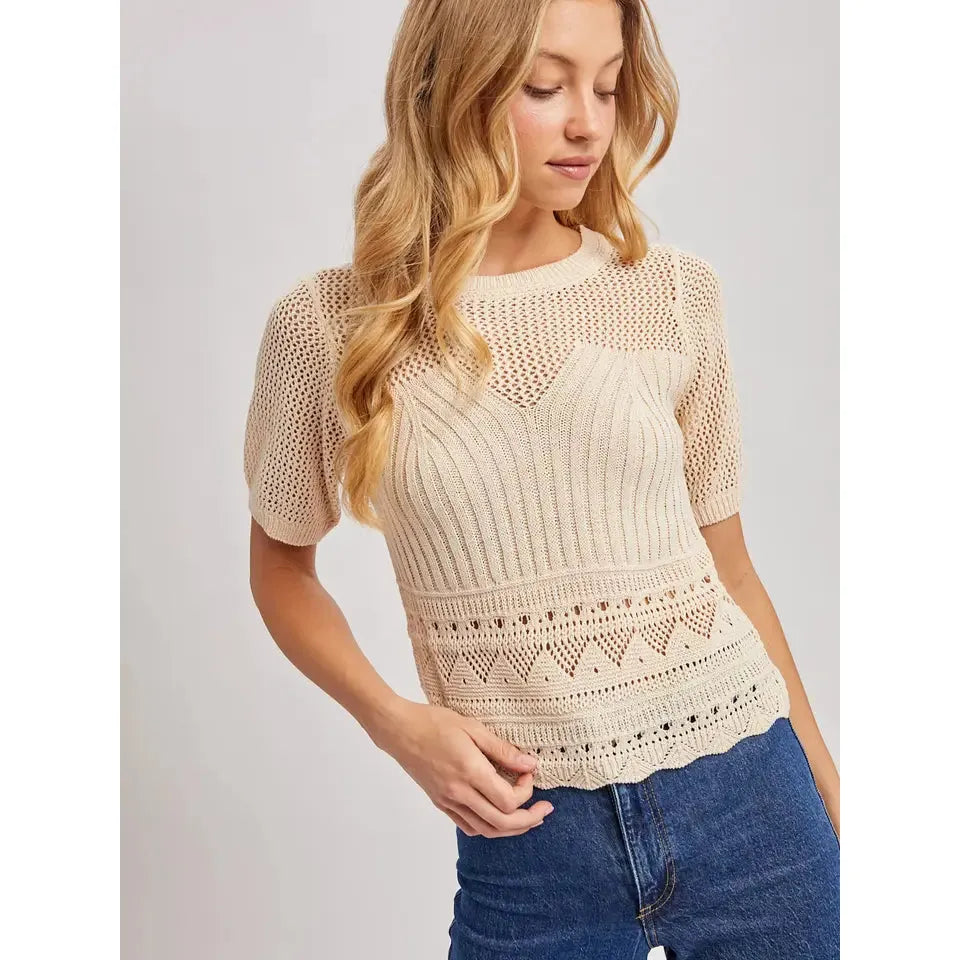 lightweight crochet top