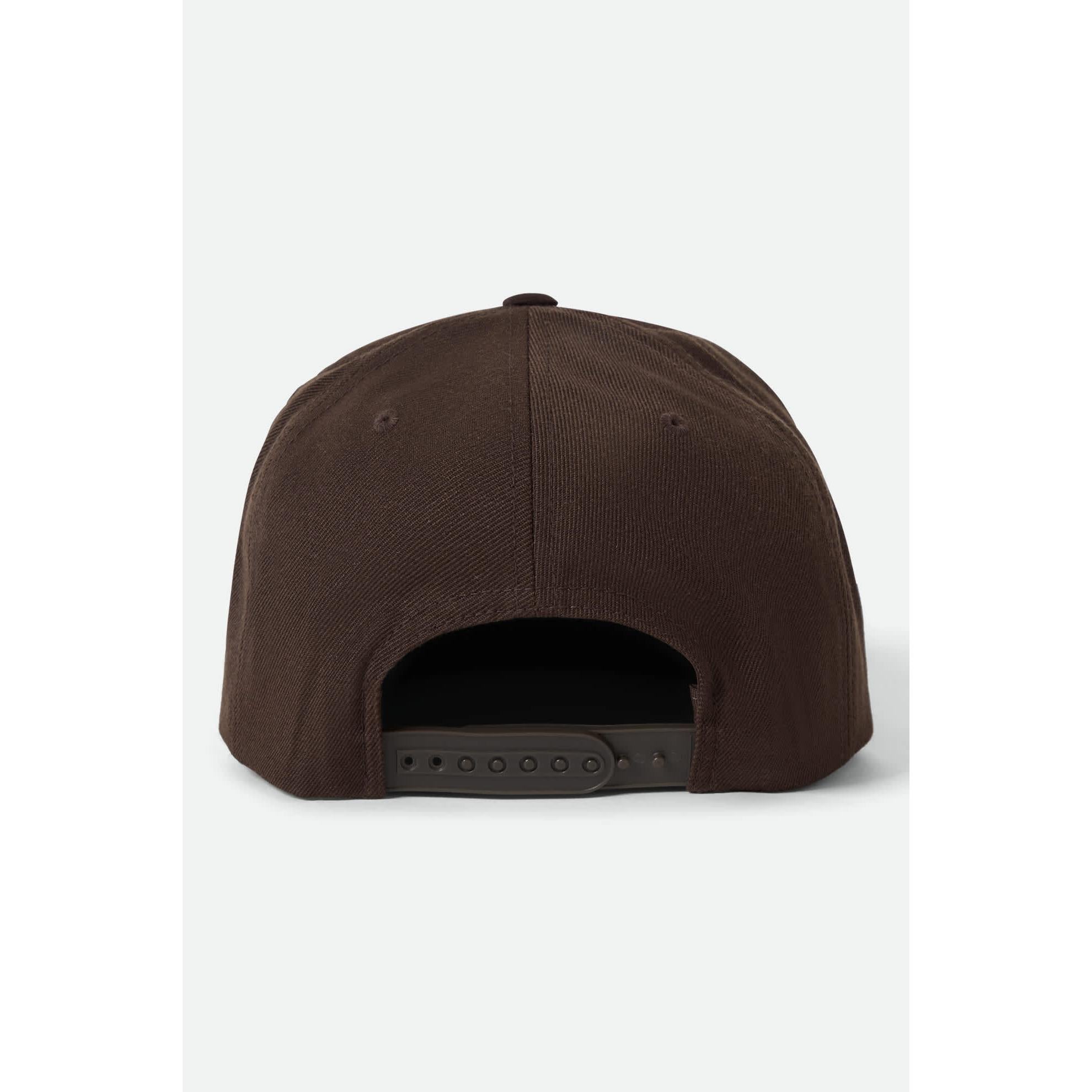 Brixton Oath III Snapback Trucker Hat || Pinecone Brown/Suede