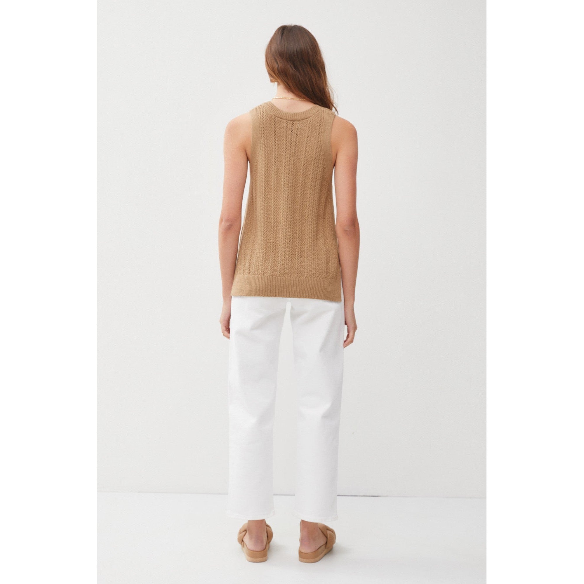 Sweater Tank || Natural