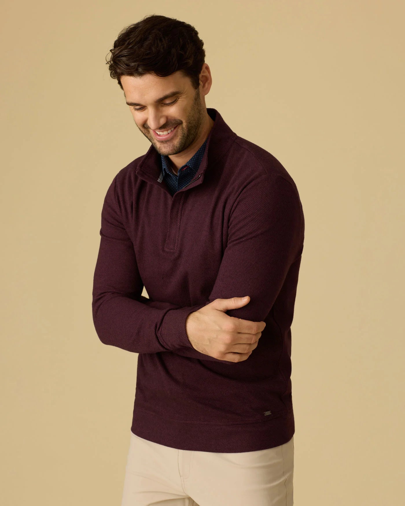 flag & anthem 1/4 zip