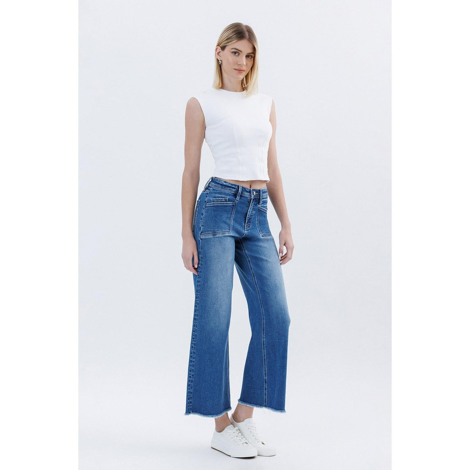 Vervet High Rise Crop Wide || Advocates