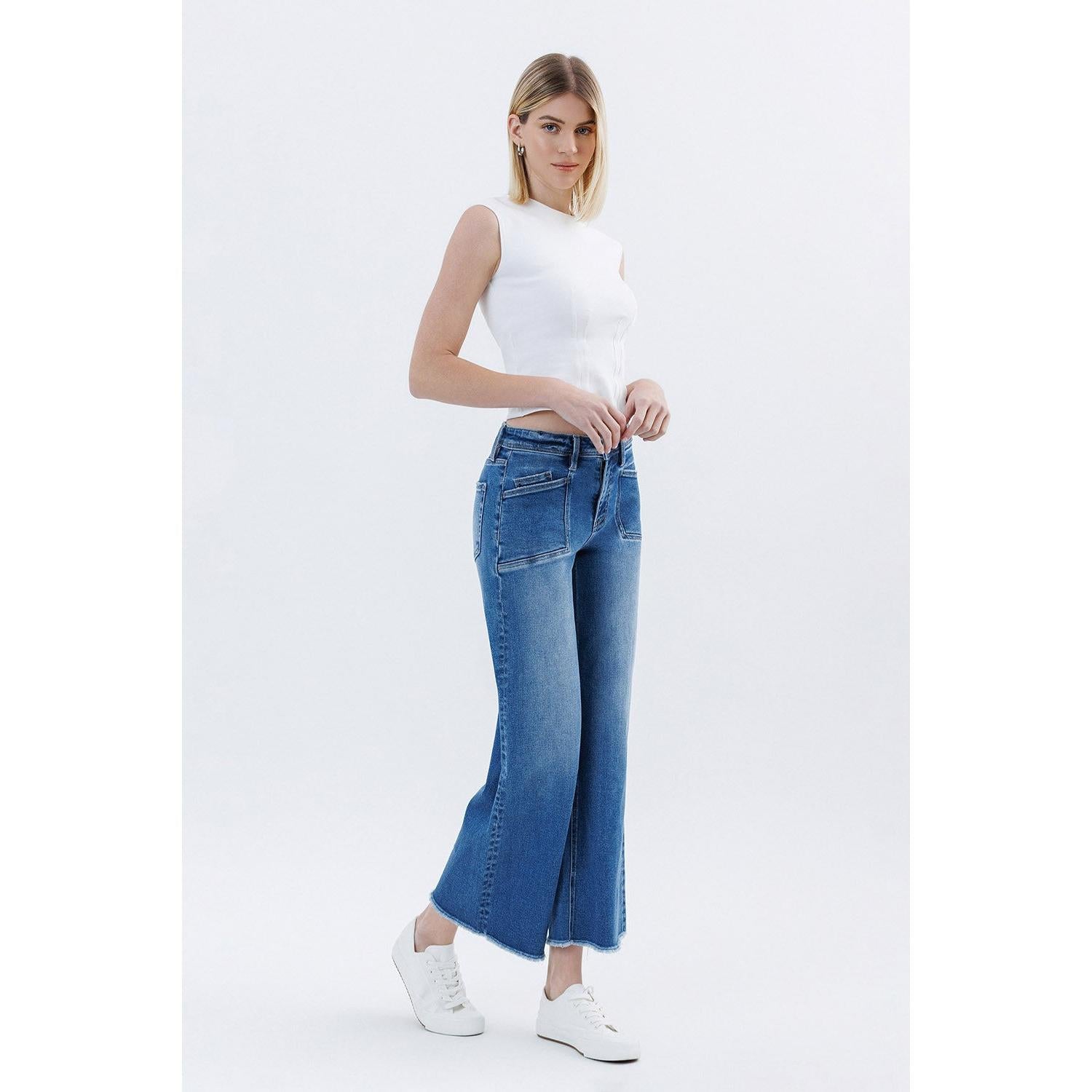 Vervet High Rise Crop Wide || Advocates