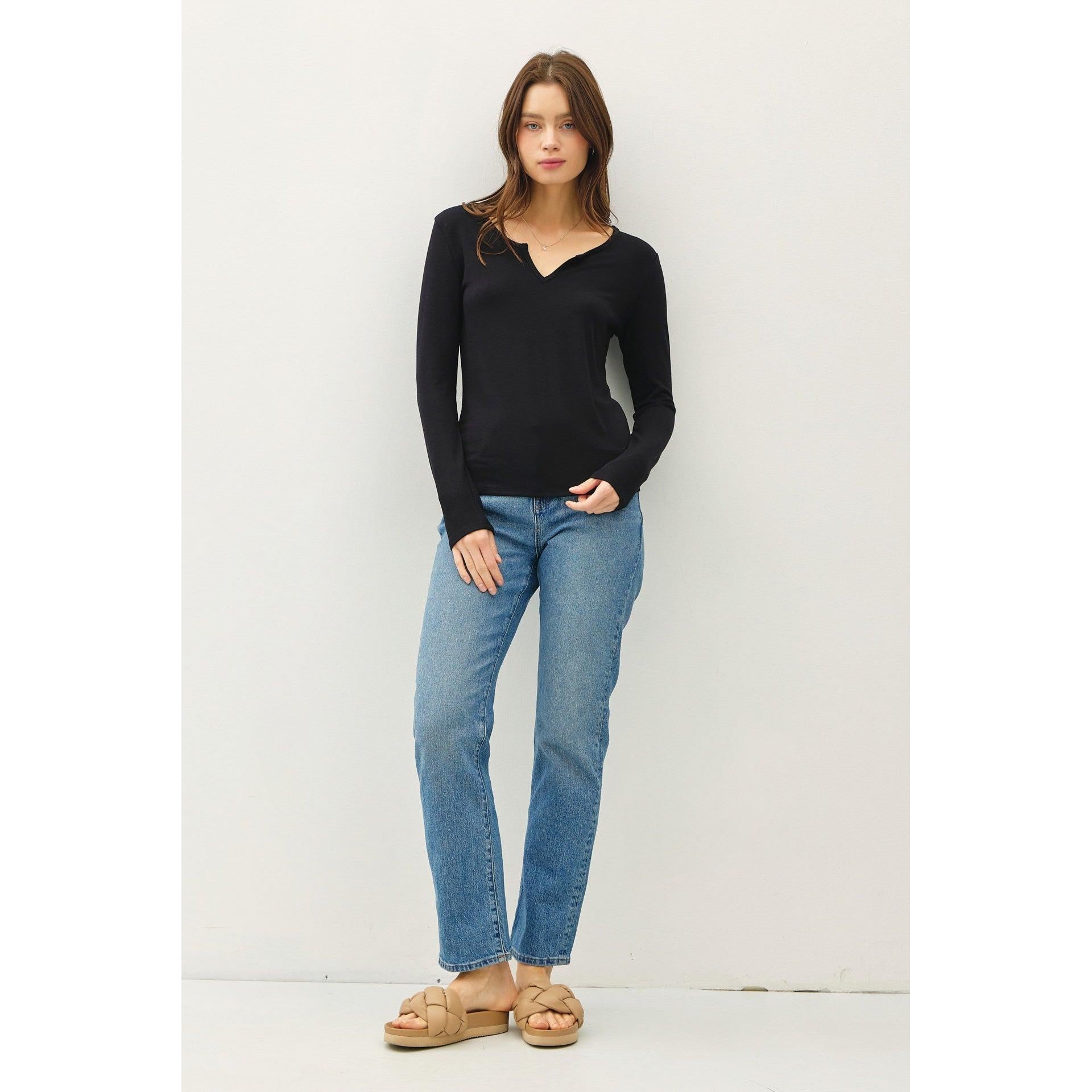 Ultra Soft Basic Long-sleeve Tee