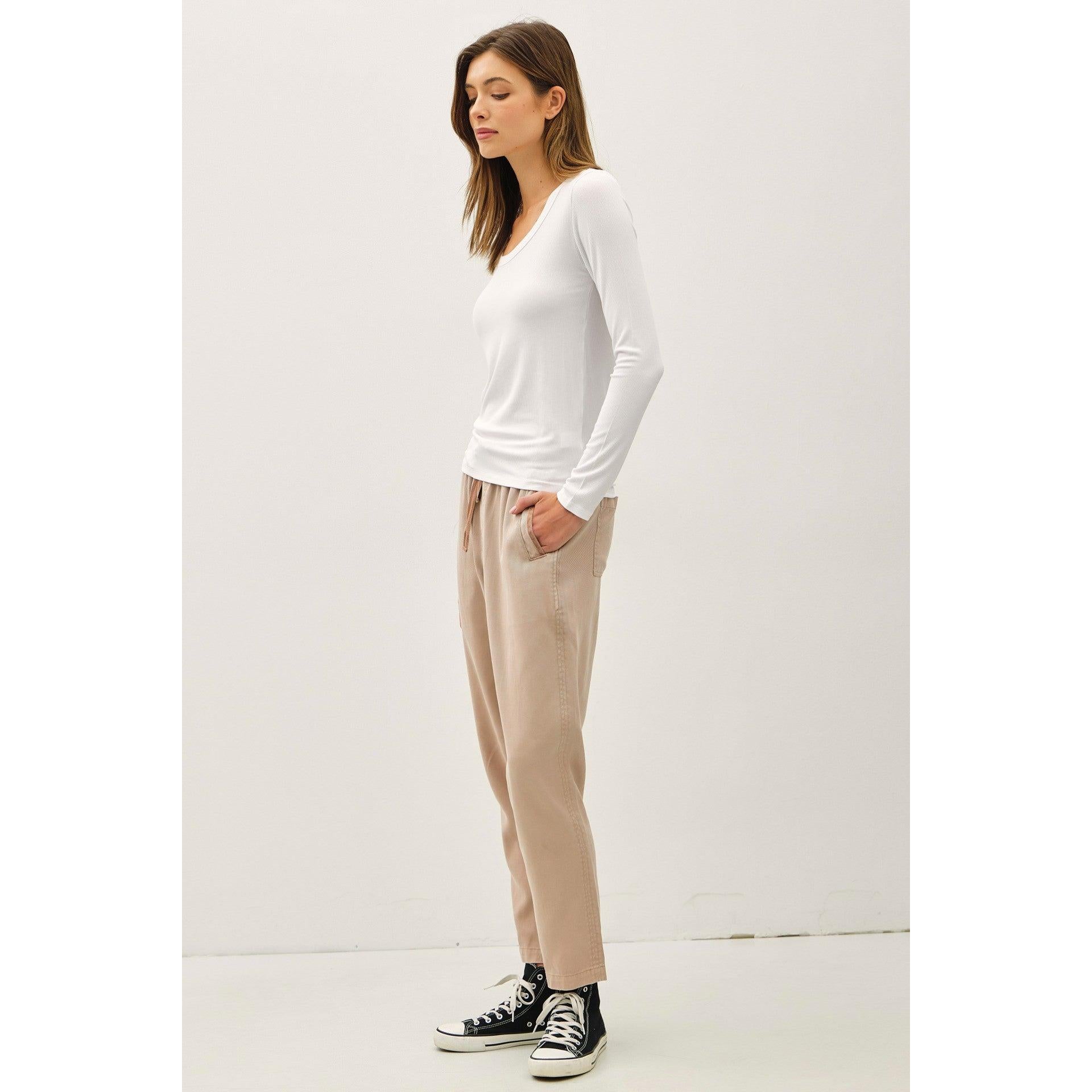 Ultra Soft Scoop Neck Long Sleeve