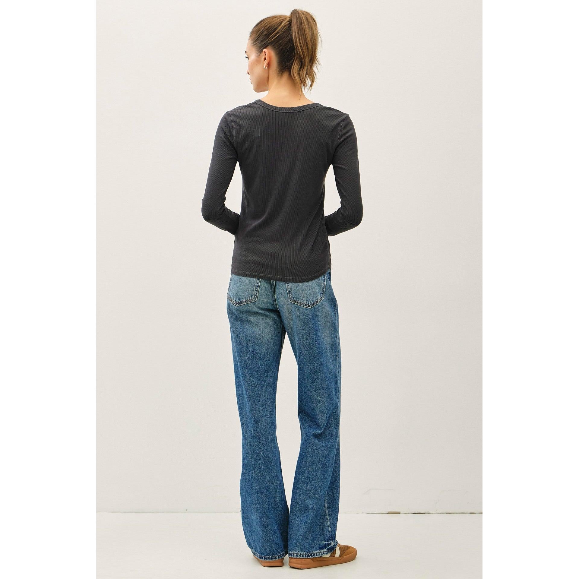 Ultra Soft Scoop Neck Long Sleeve