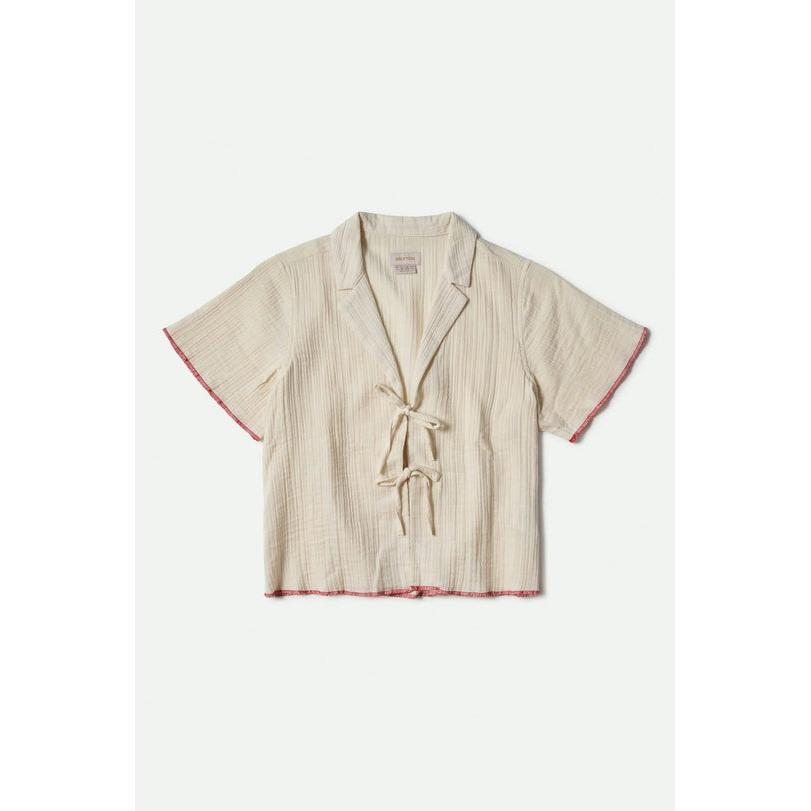 Brixton Wandering Tie Top || Off White
