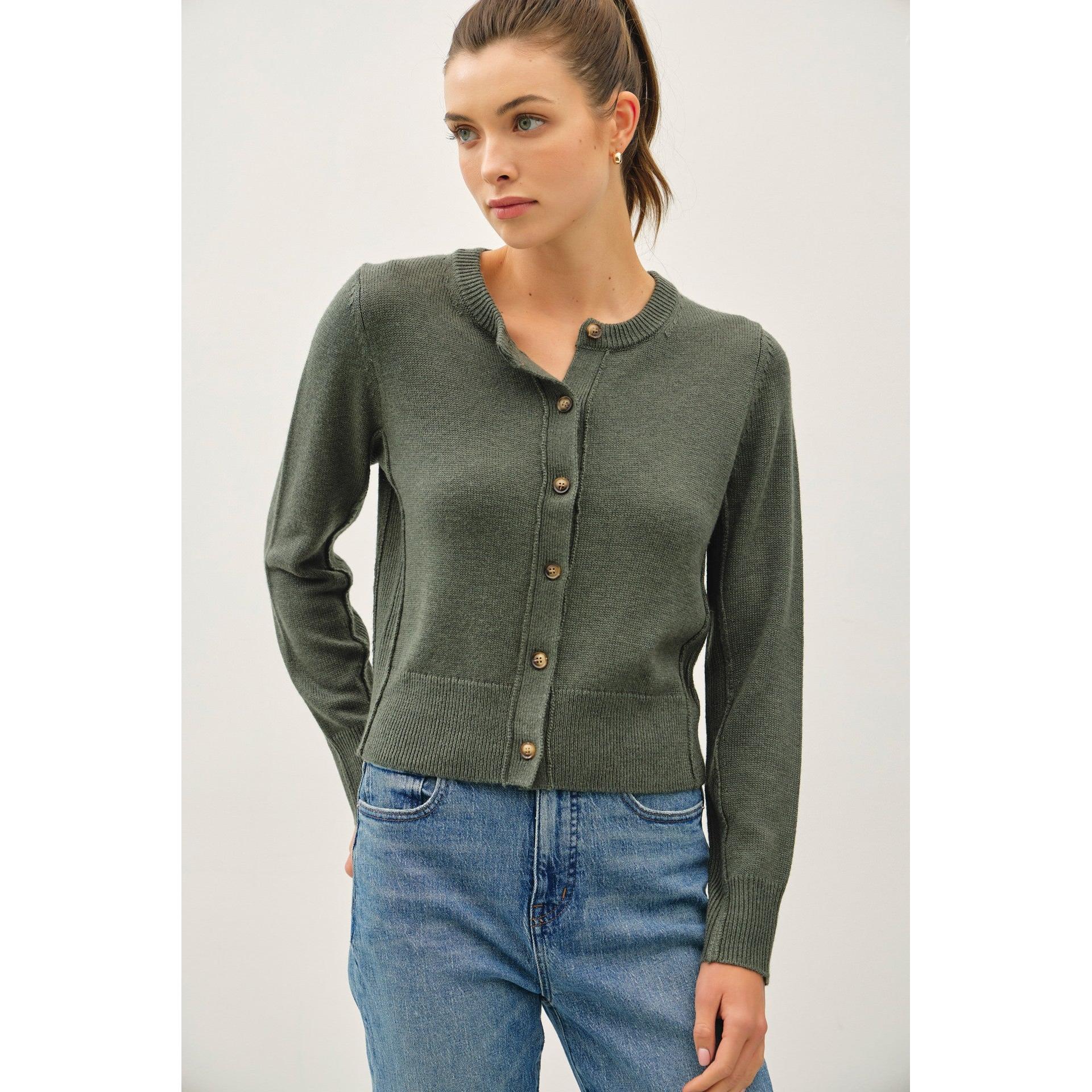 Soft Button Up Cardigan