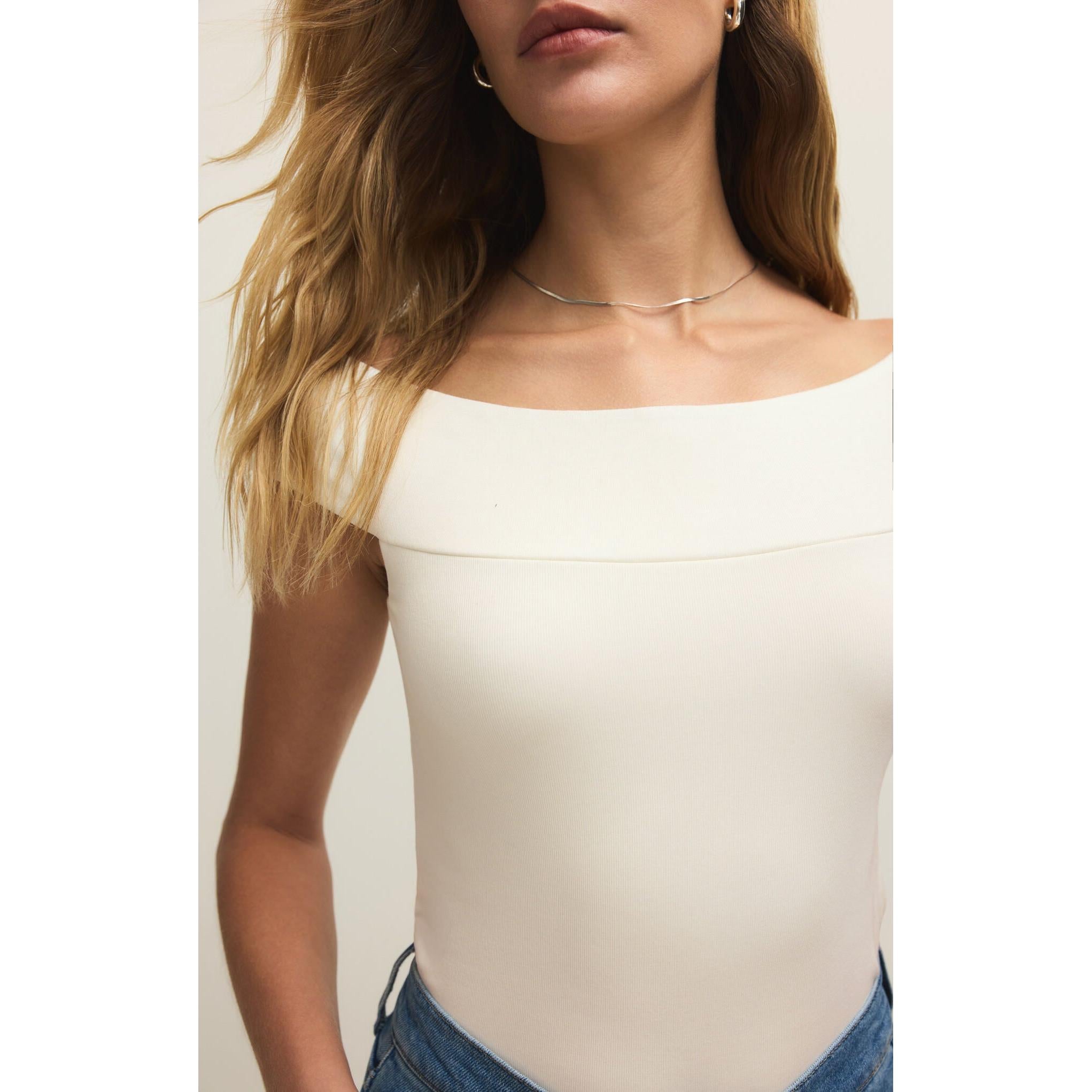 Z Supply Second Skin Off Shoulder Top