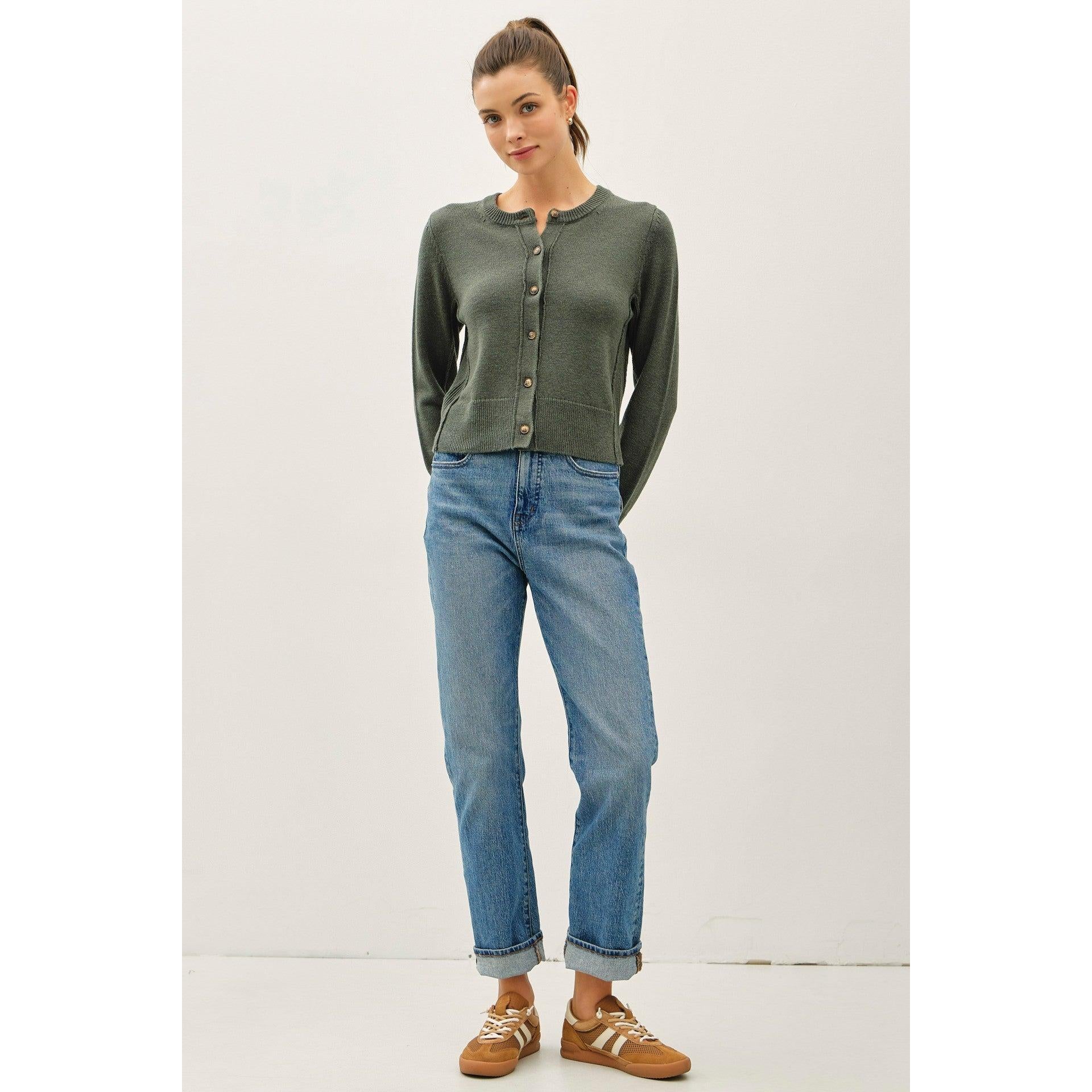 Soft Button Up Cardigan