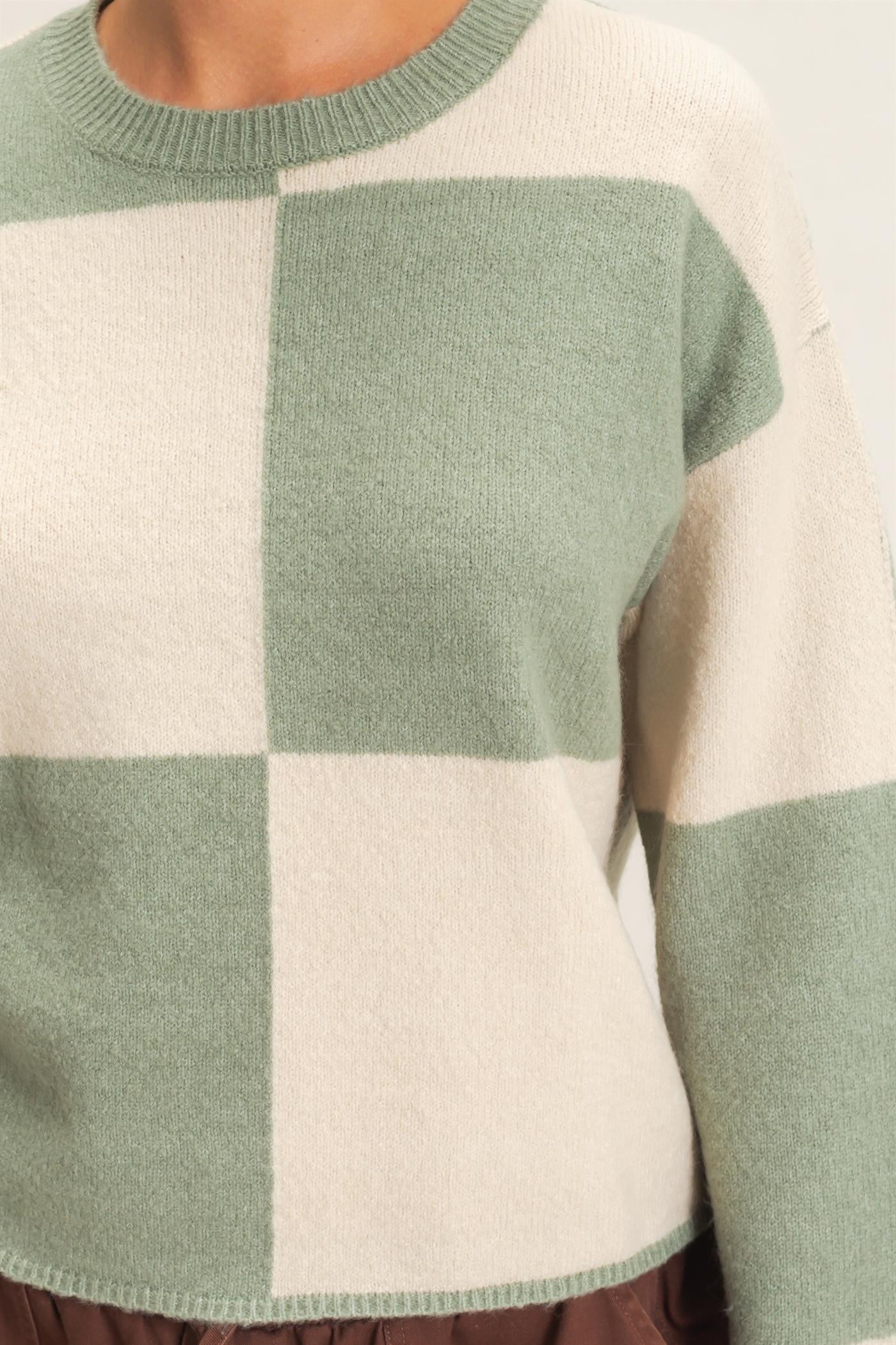 Checkered Sweater