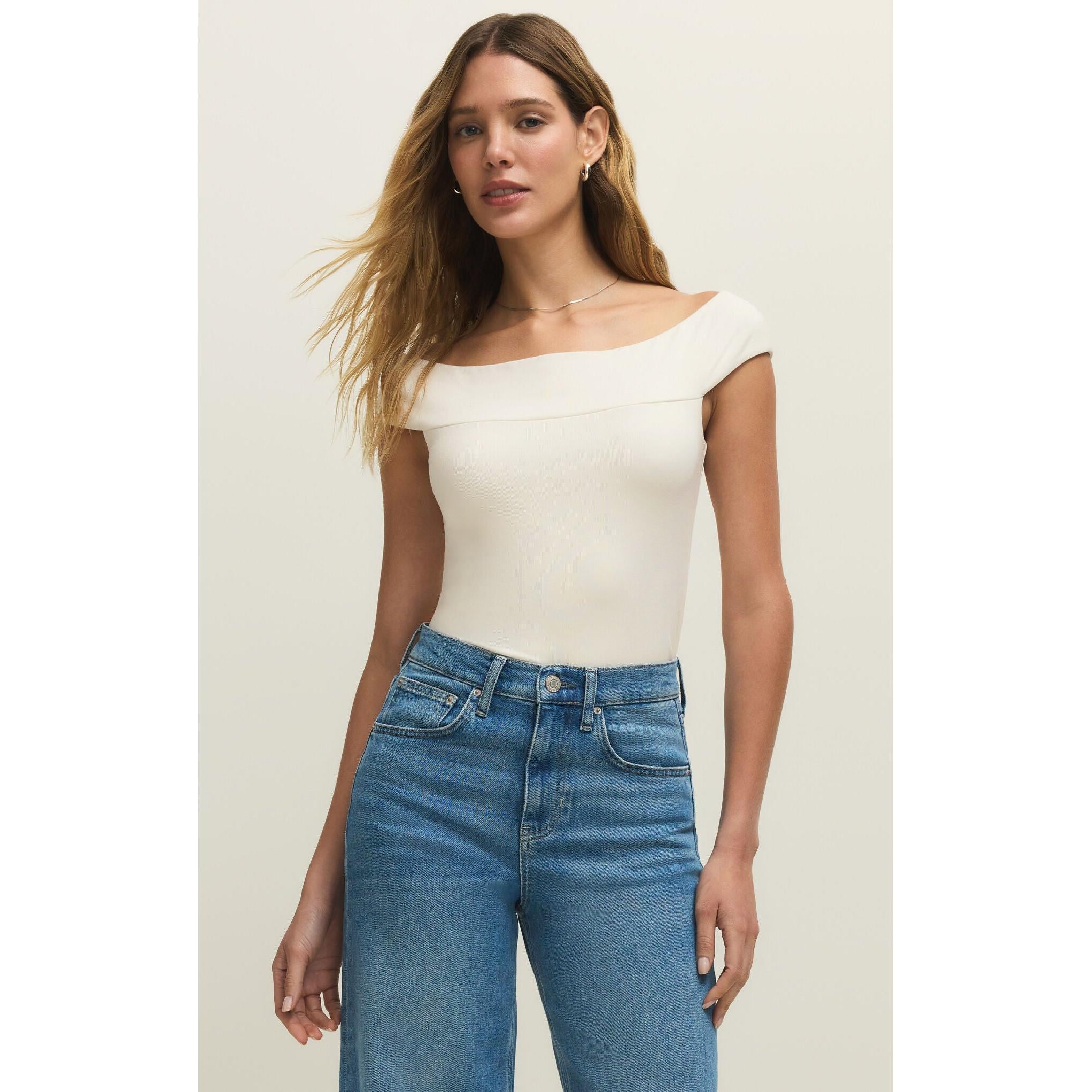 Z Supply Second Skin Off Shoulder Top