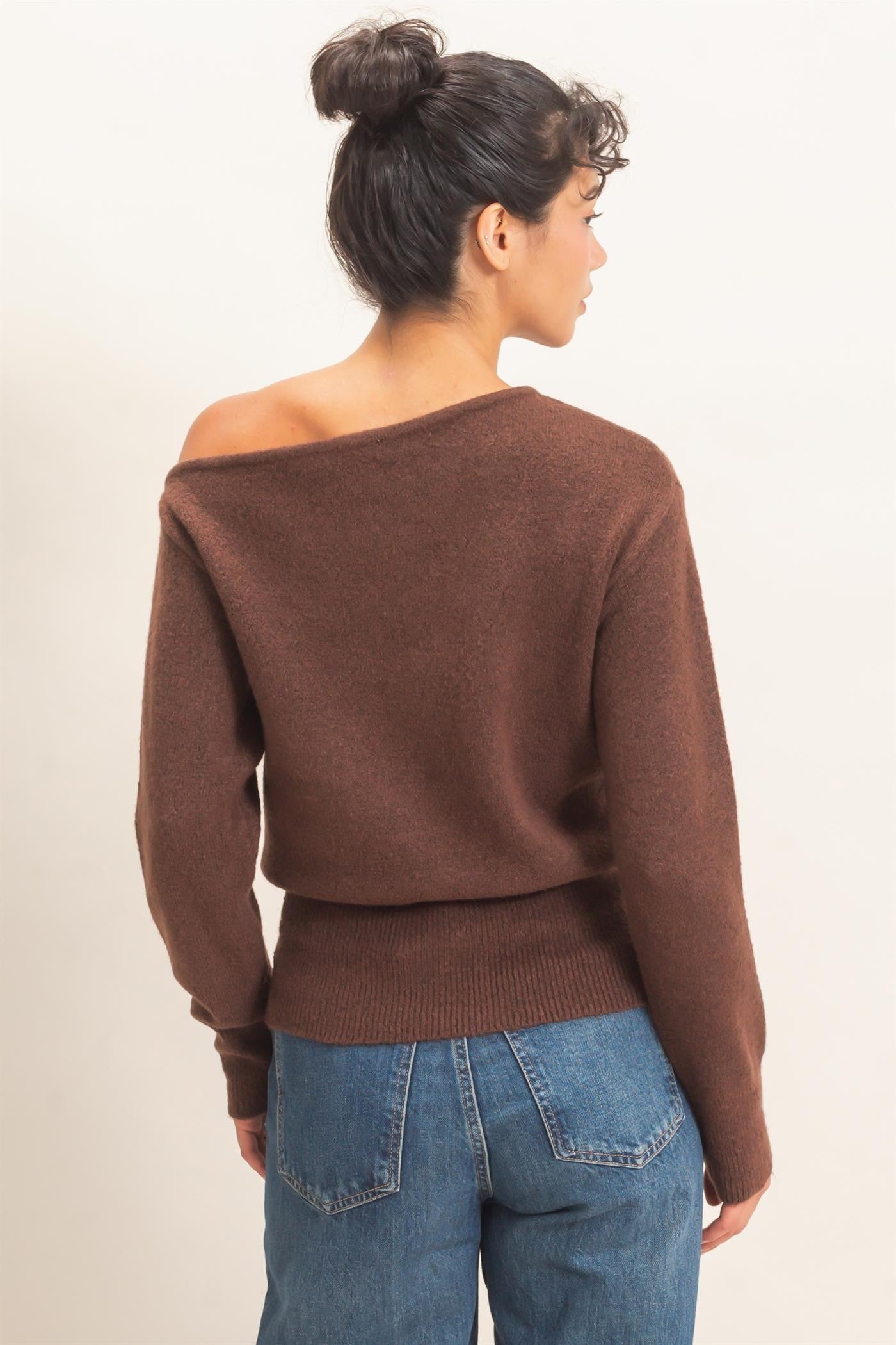 Off Shoulder Sweater