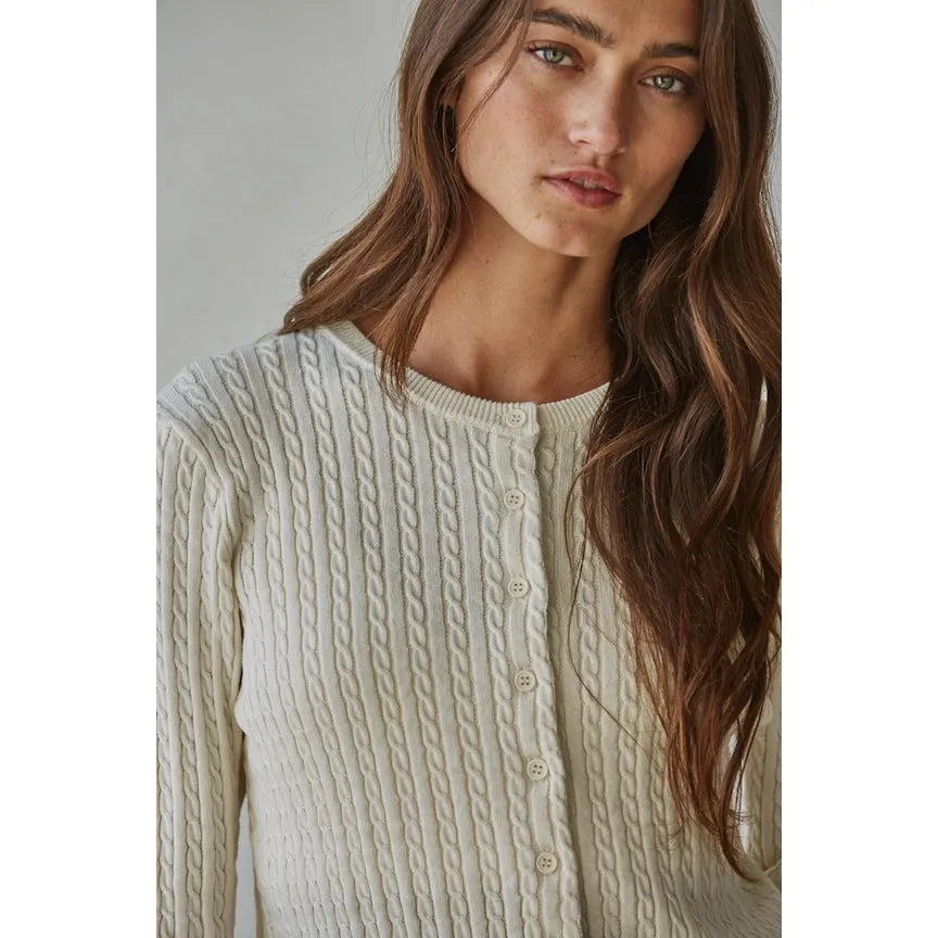 Cable Knit Cardigan
