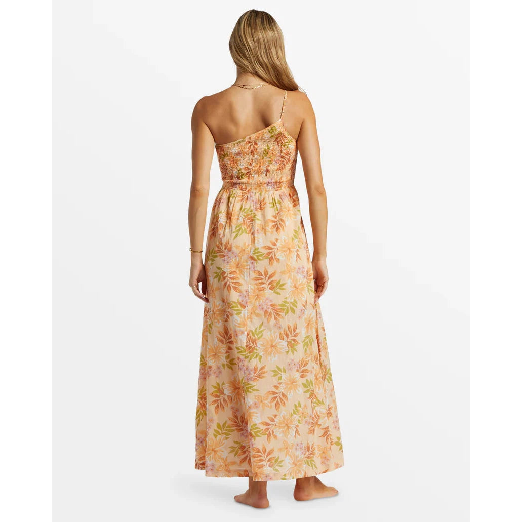 Billabong Warmer Days Dress || Peach Whip