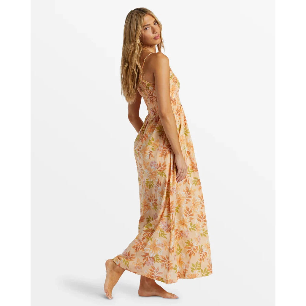 Billabong Warmer Days Dress || Peach Whip