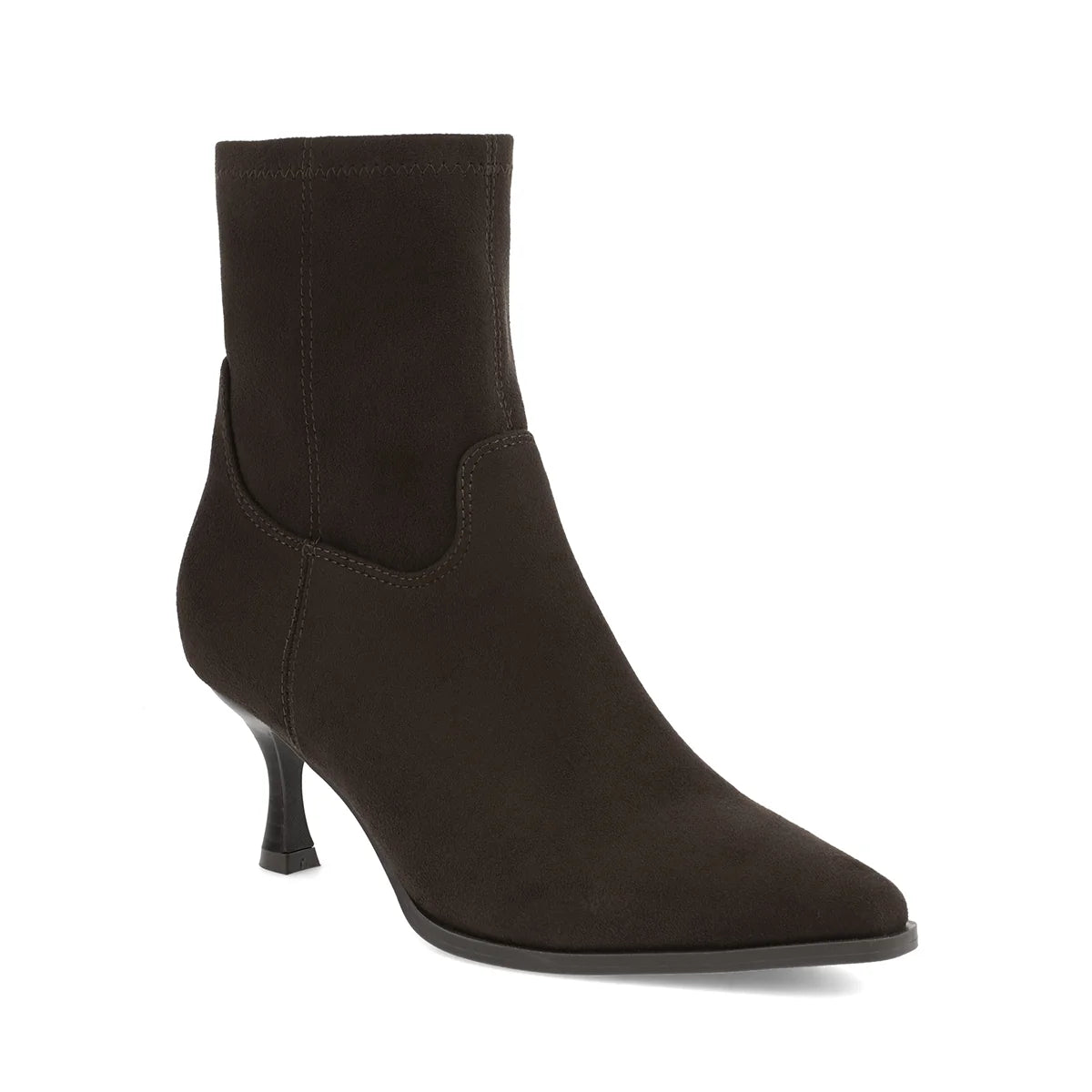 mia bootie with kitten heel
