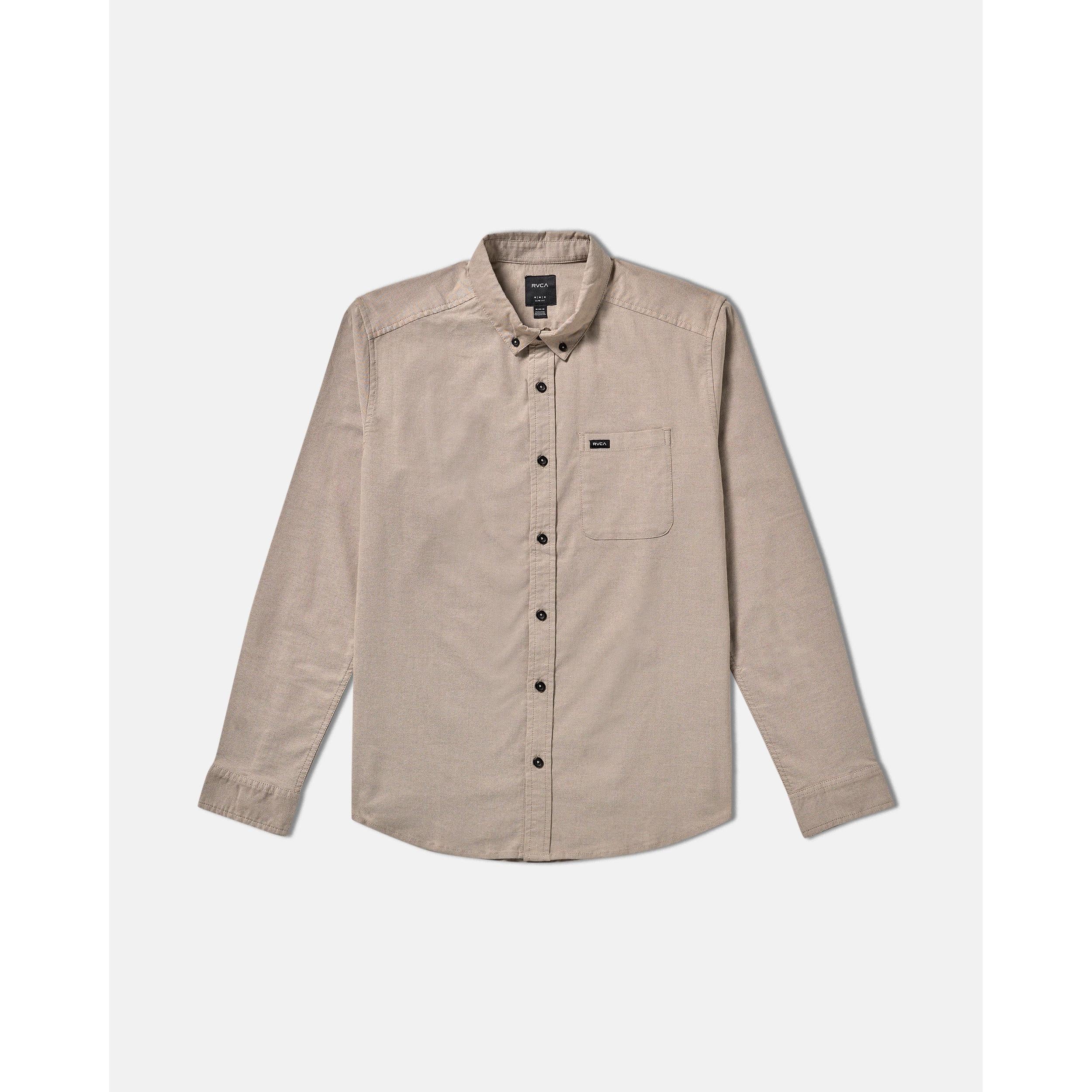 RVCA That'll Do Stretch Long Sleeve || Mushroom