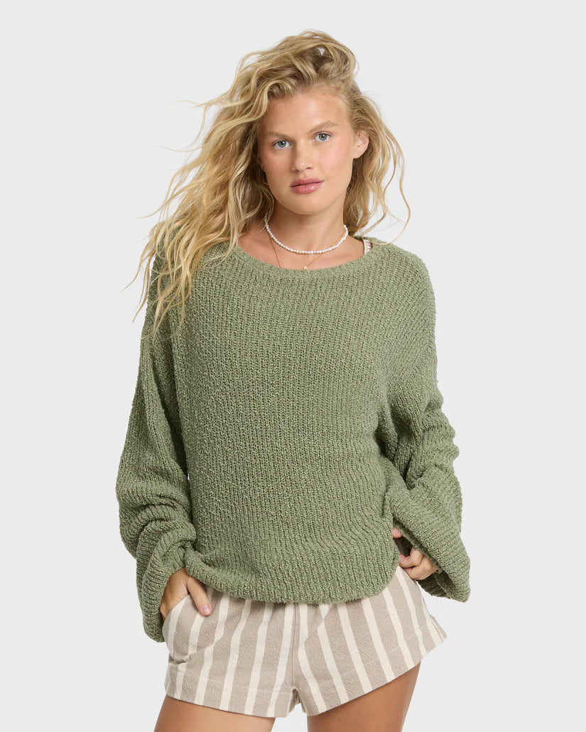 Billabong Open Air Sweater || Army Green