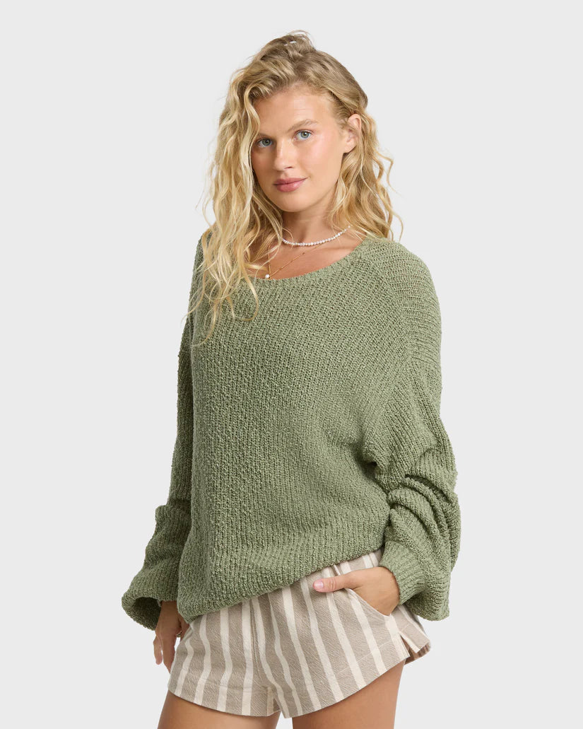 green Billabong sweater