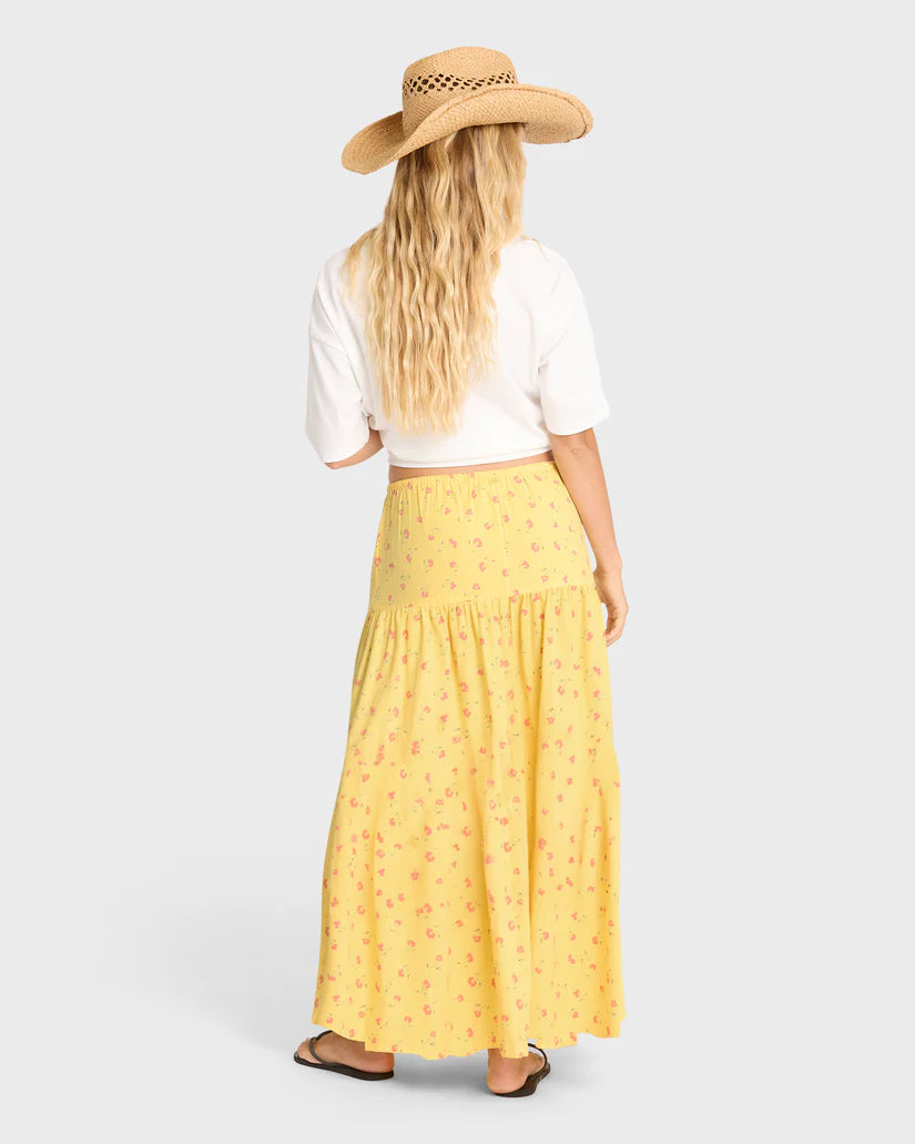 Billabong Sun Catcher Maxi Skirt || Sundress Yellow