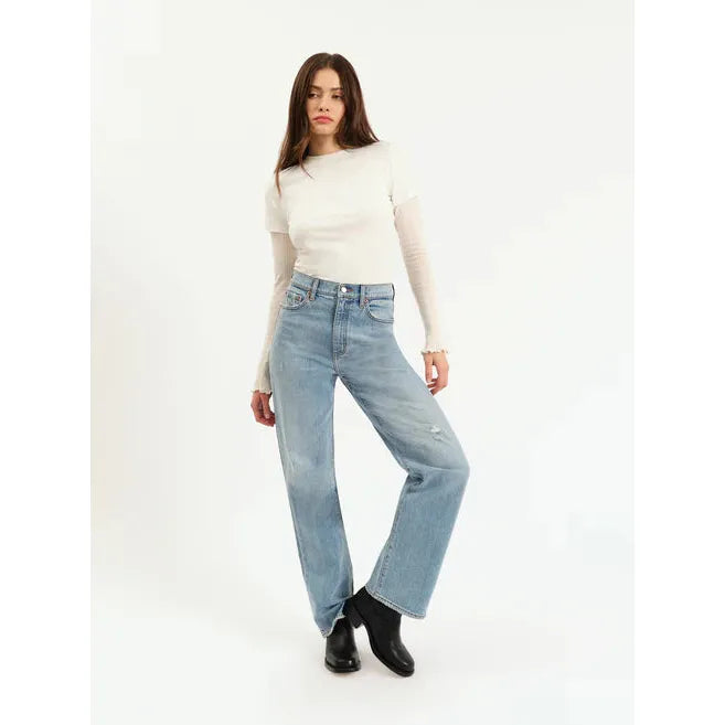 Daze City Straight High Rise Straight Leg || Be Mine Vintage