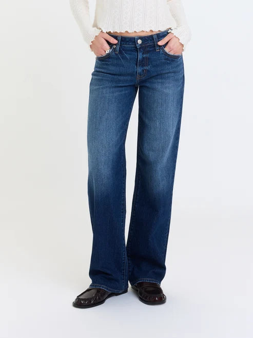 Daze Keeper Low Rise Straight || Dark Authentic