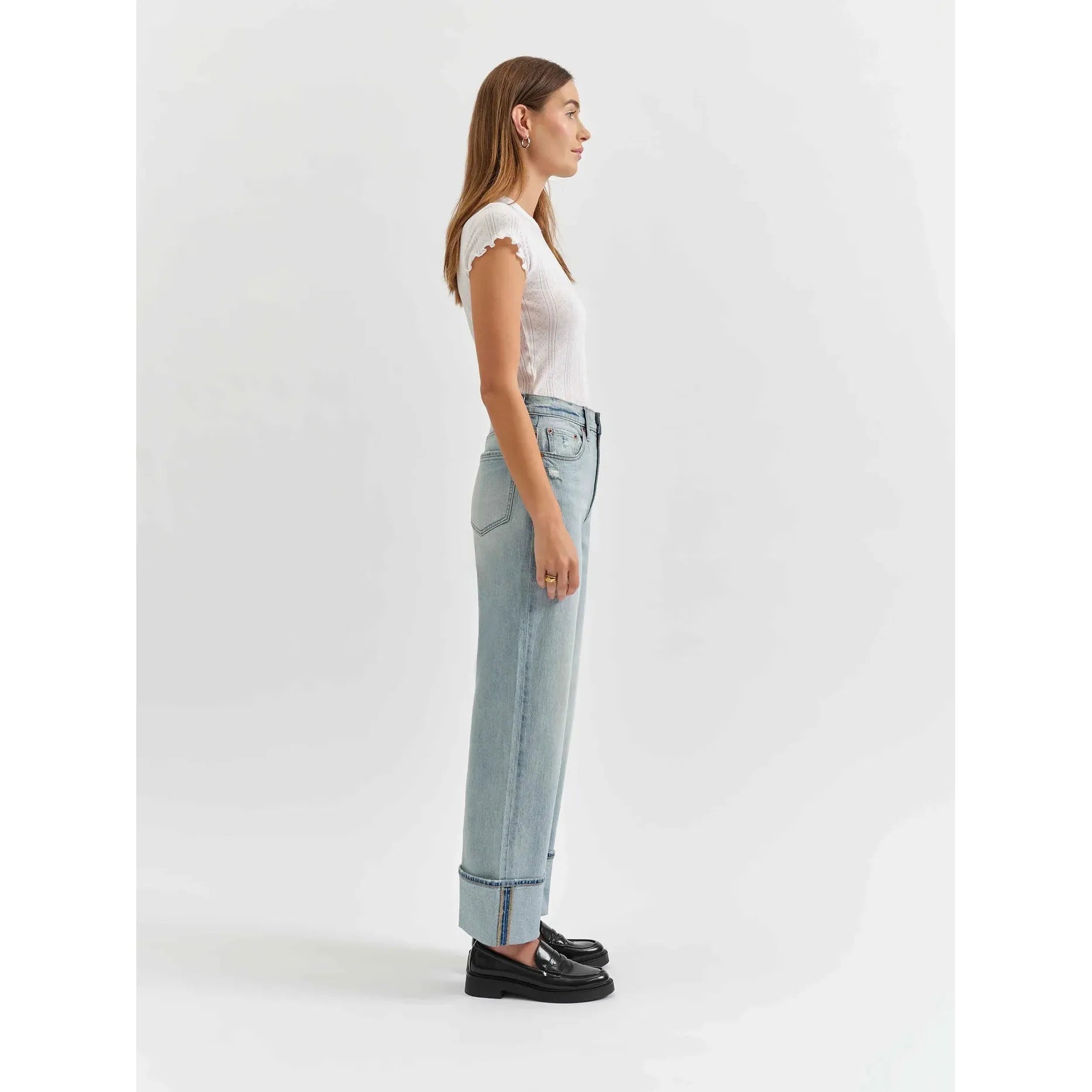 Daze Eastside High Rise Loose Cuff || Cherish