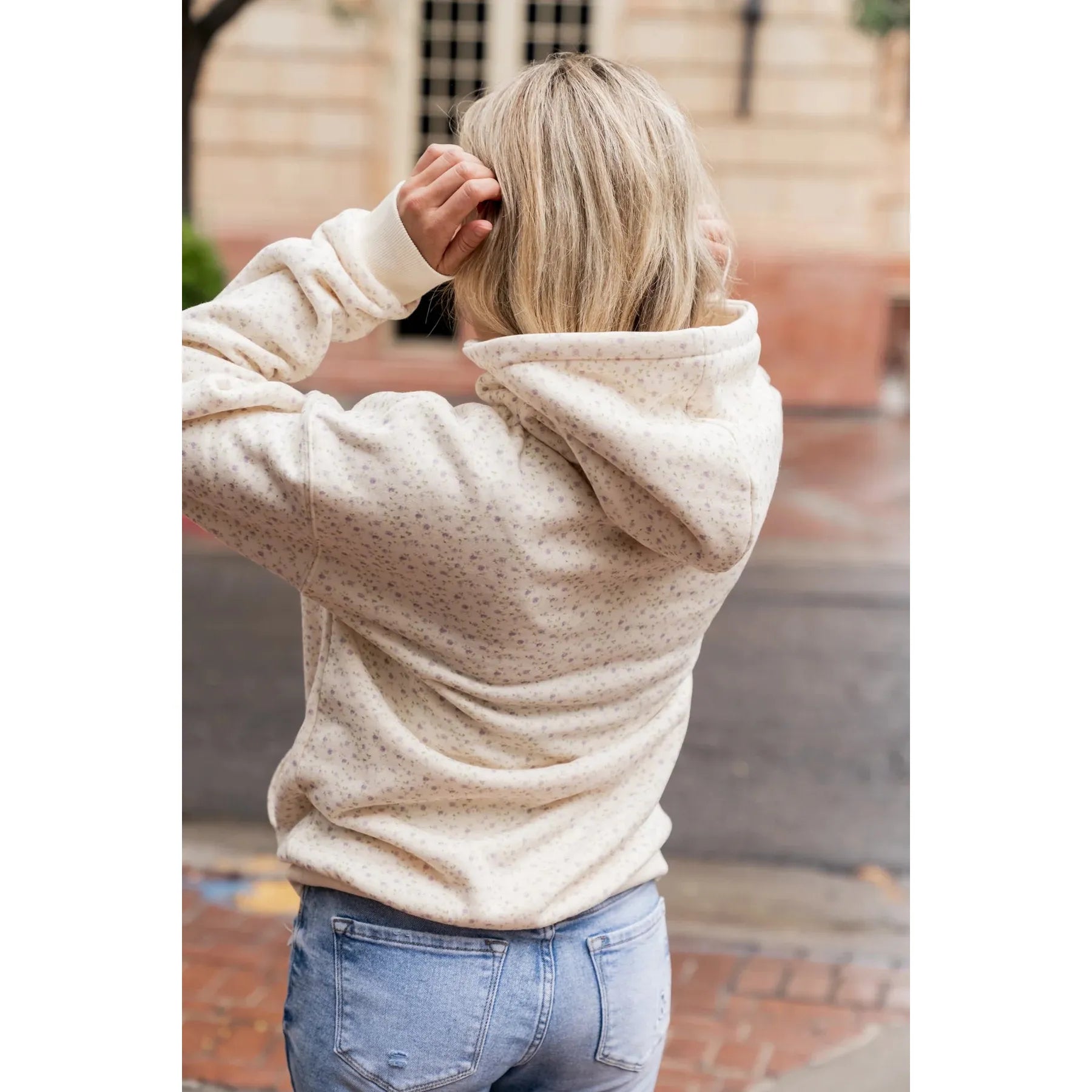 Ampersand Avenue Comfort Zone Floral Hoodie