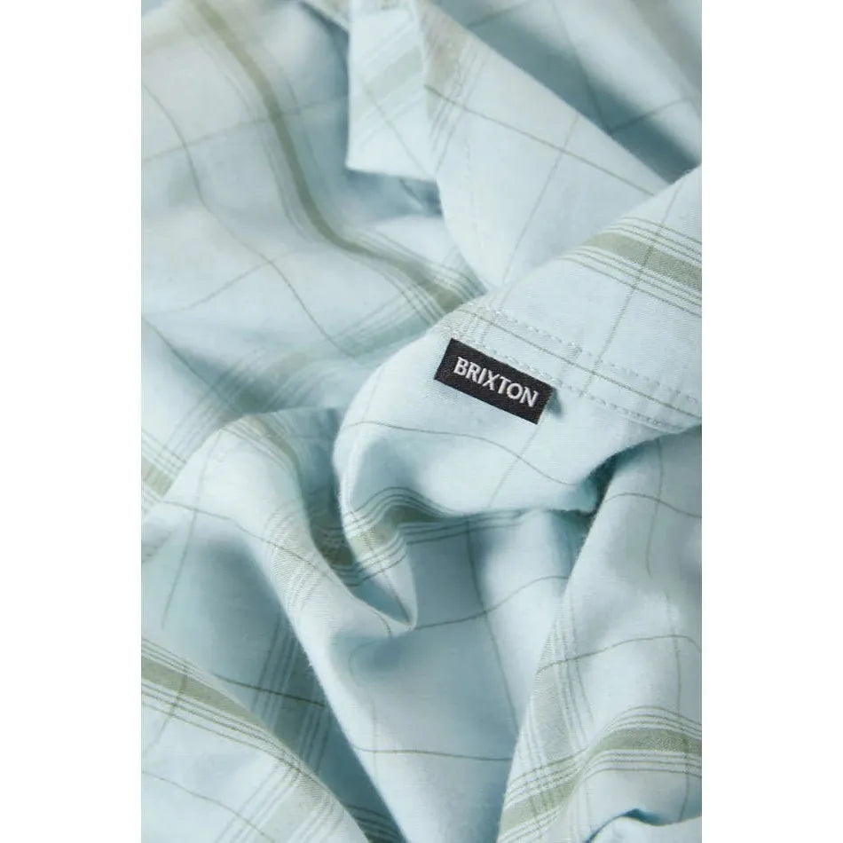 Brixton Breezy Wayne || Seafoam Plaid