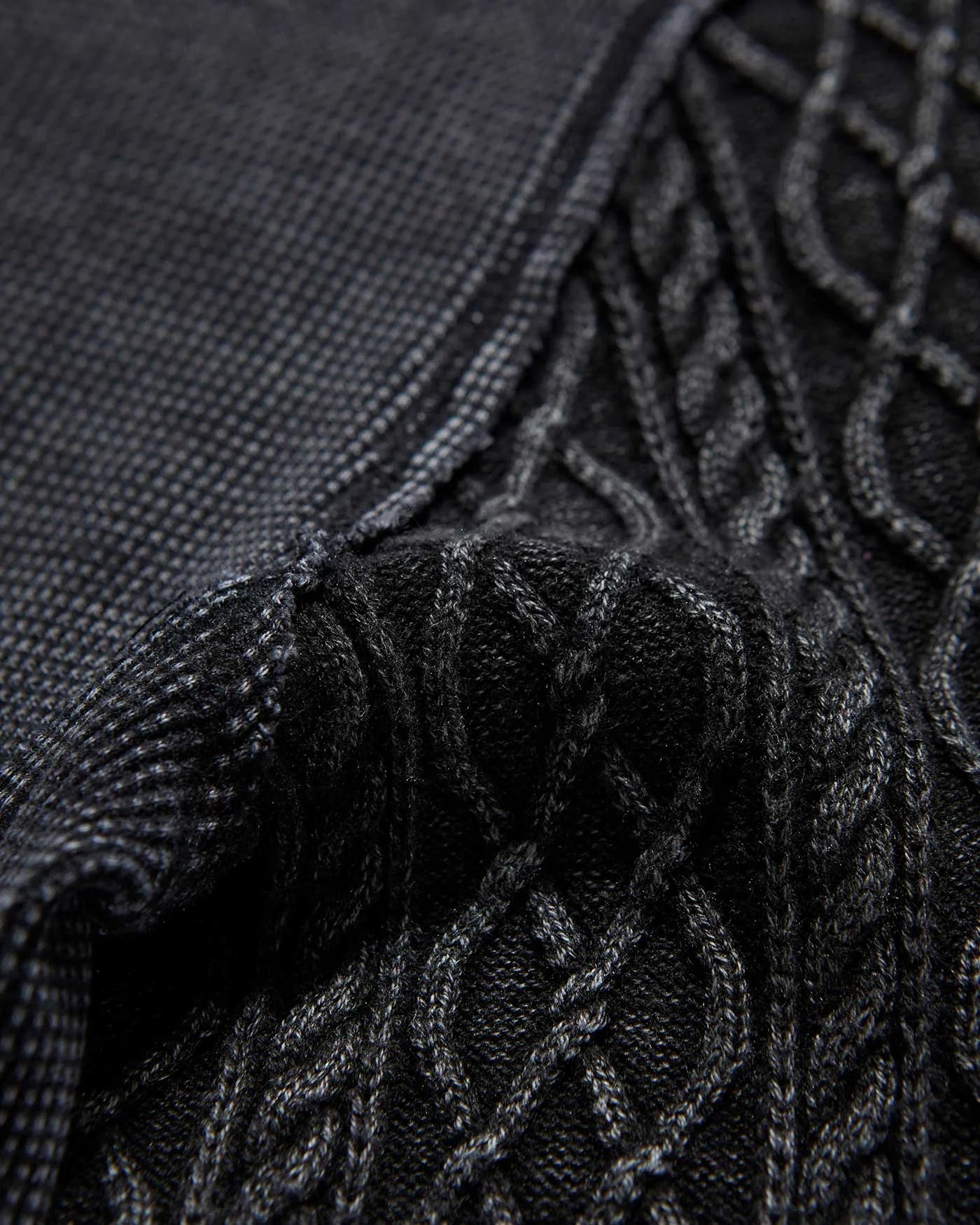 Flag & Athem Hattieville Mixed Media Cable Henley