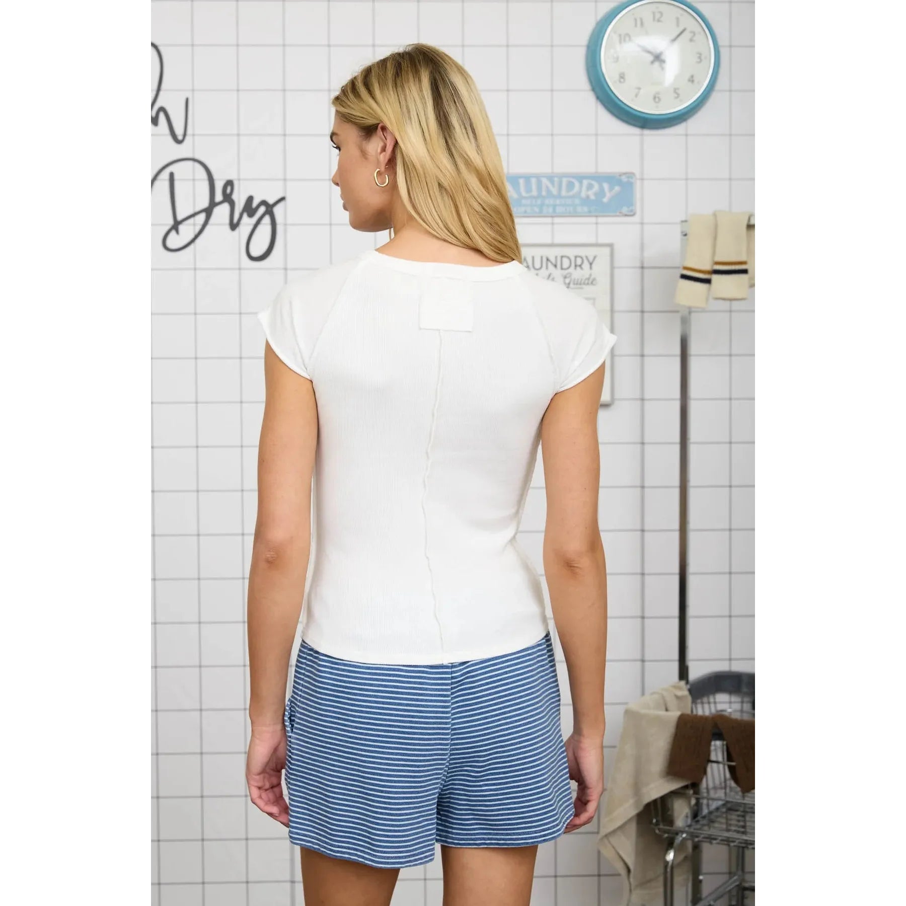 Raglan Exposed Seam Tee
