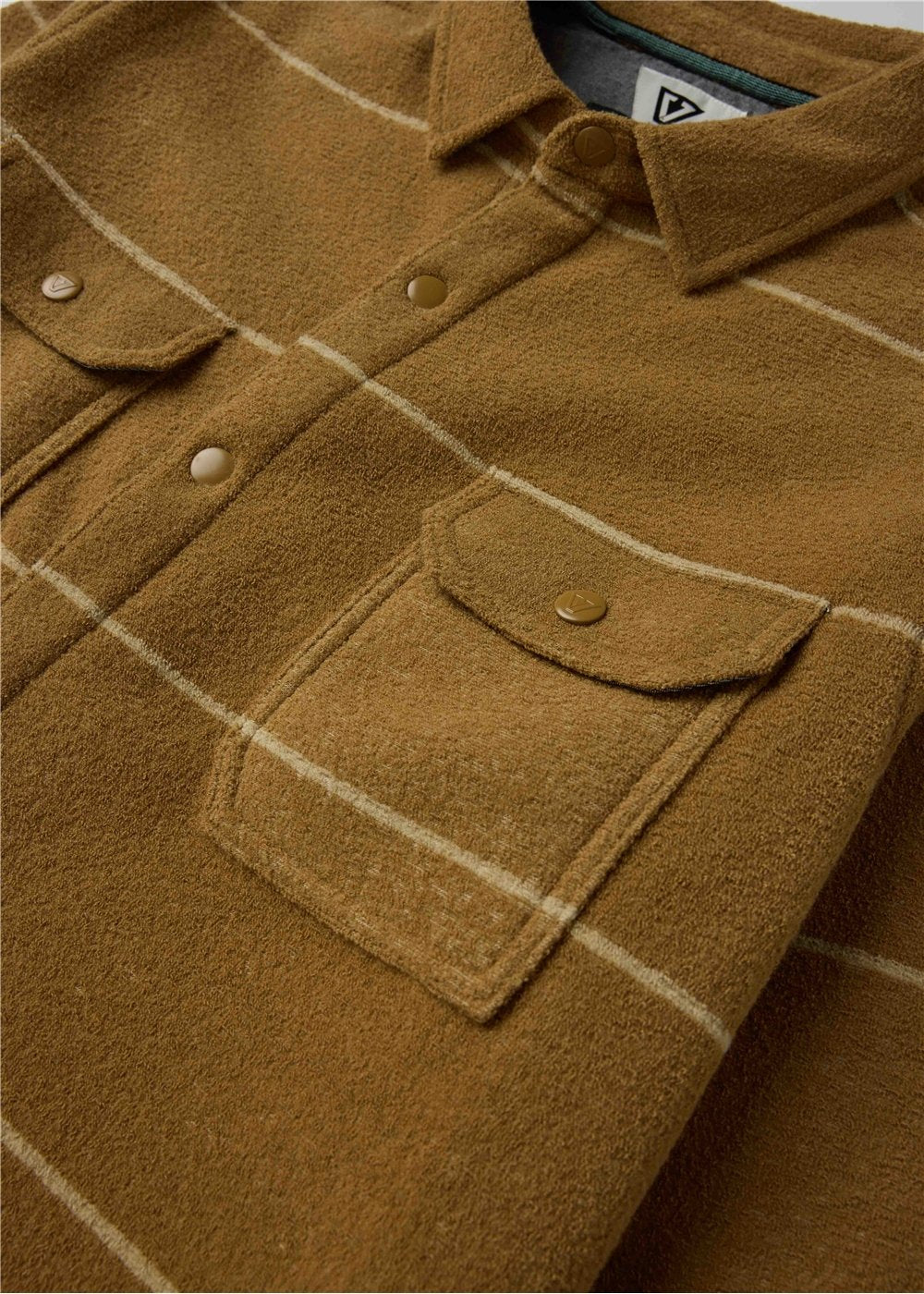 Vissla Looper Terry Overshirt || Bronze Stripe