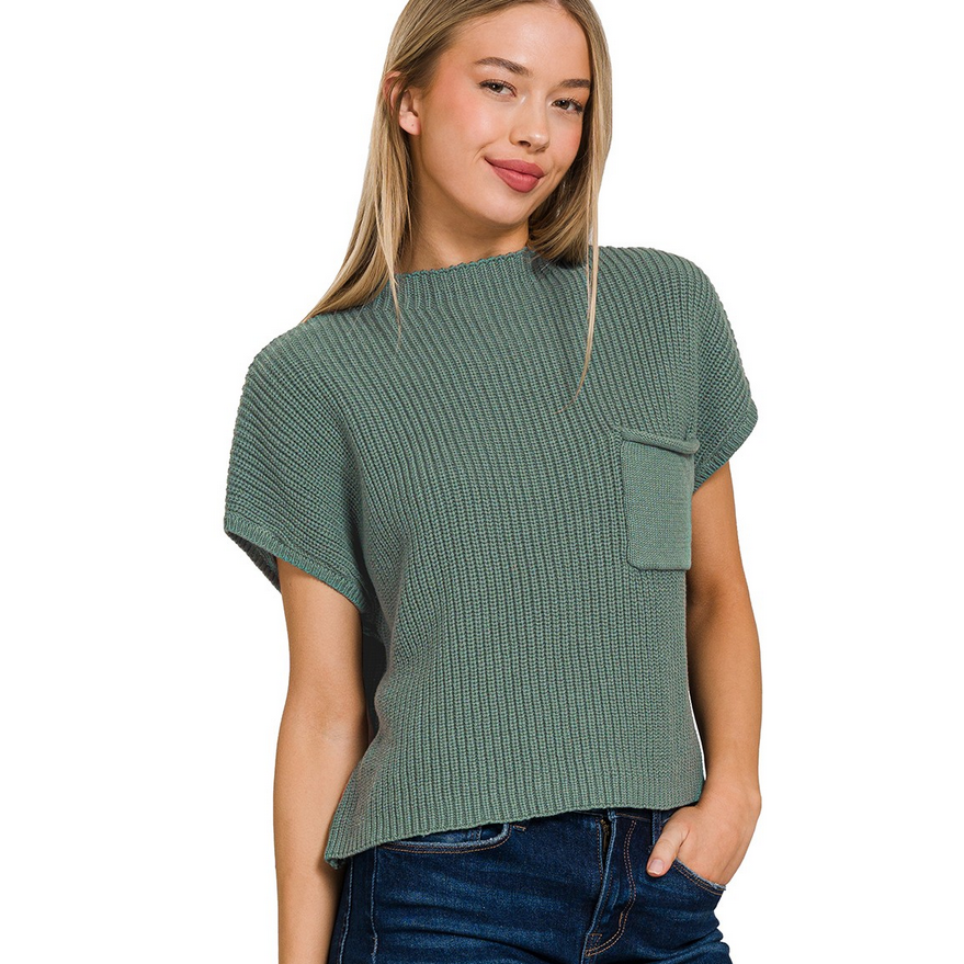 short sleeve sweater
