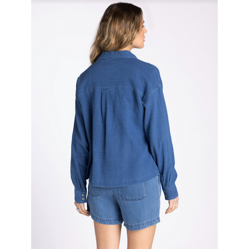 Thread & Supply Novalie Shirt || Washed Denim
