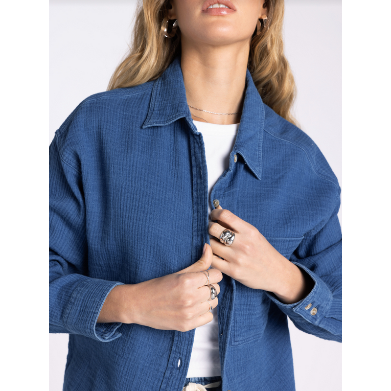 thread & supply cotton gauze shirt