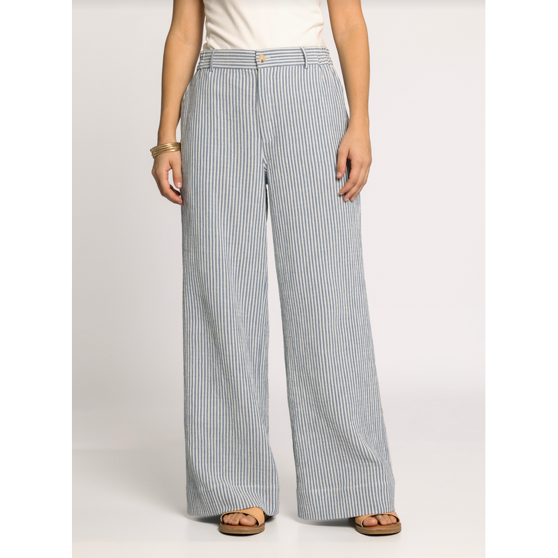 Thread & Supply Maia Pant || Ivory Blue