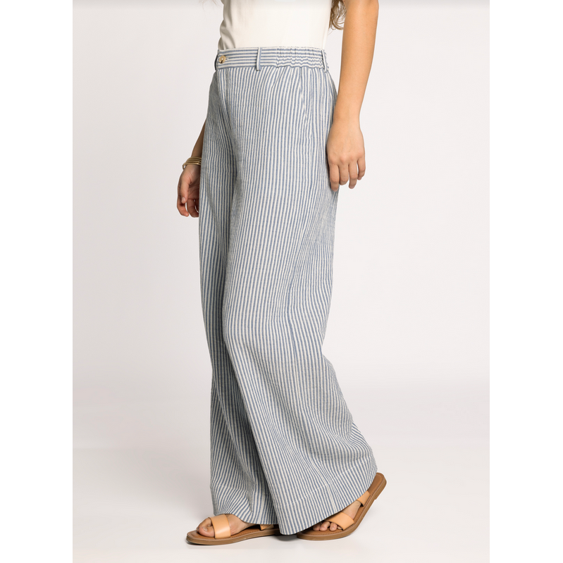 Thread & Supply Maia Pant || Ivory Blue
