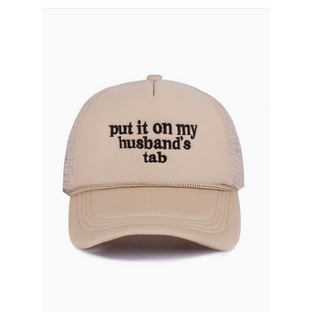 Put it on my Husband's Tab snap-back