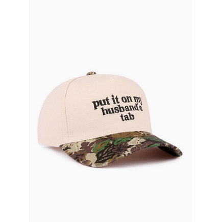 Put It On My Husband's Tab Hat || Camo
