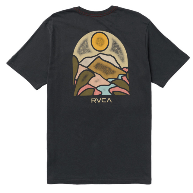 RVCA River Run T-Shirt || Black