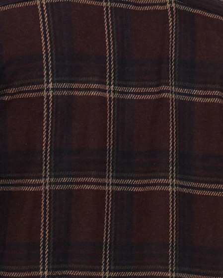Flag & Anthem Elba Long Sleeve Hero Knit Flannel || Burgundy/Navy