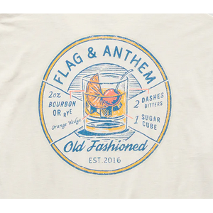 Flag & Anthem Old Fashion Slub Tee || Vintage White