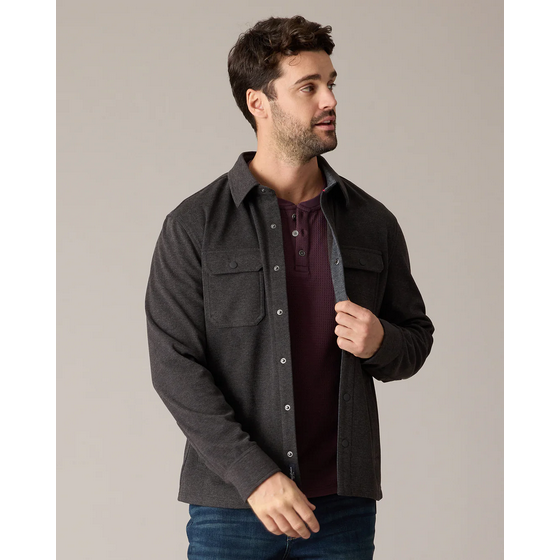 Flag & Anthem Hamlin Stretch Shirt Jacket || Charcoal