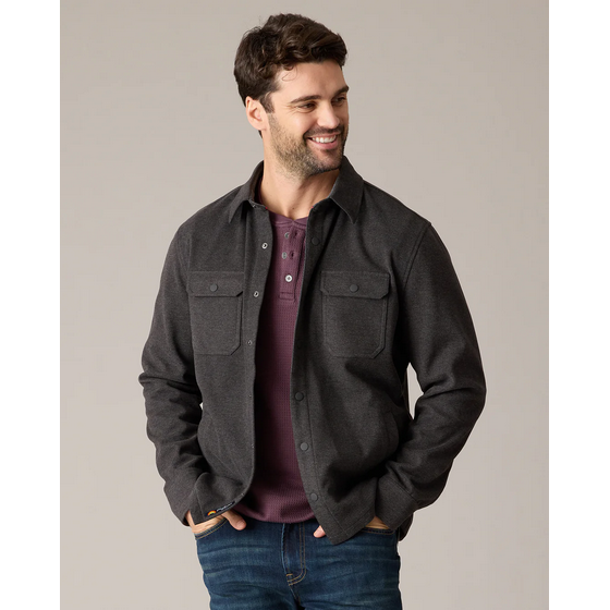 Flag & Anthem Hamlin Stretch Shirt Jacket || Charcoal