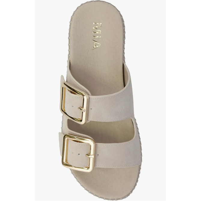 MIA Jacinta Platform Sandal || Ecru