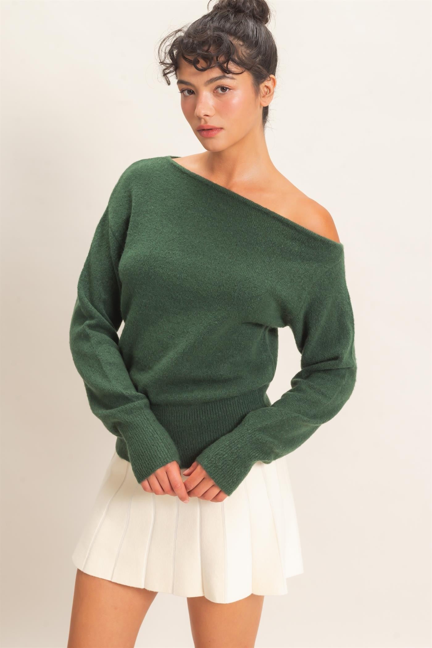 Off Shoulder Sweater