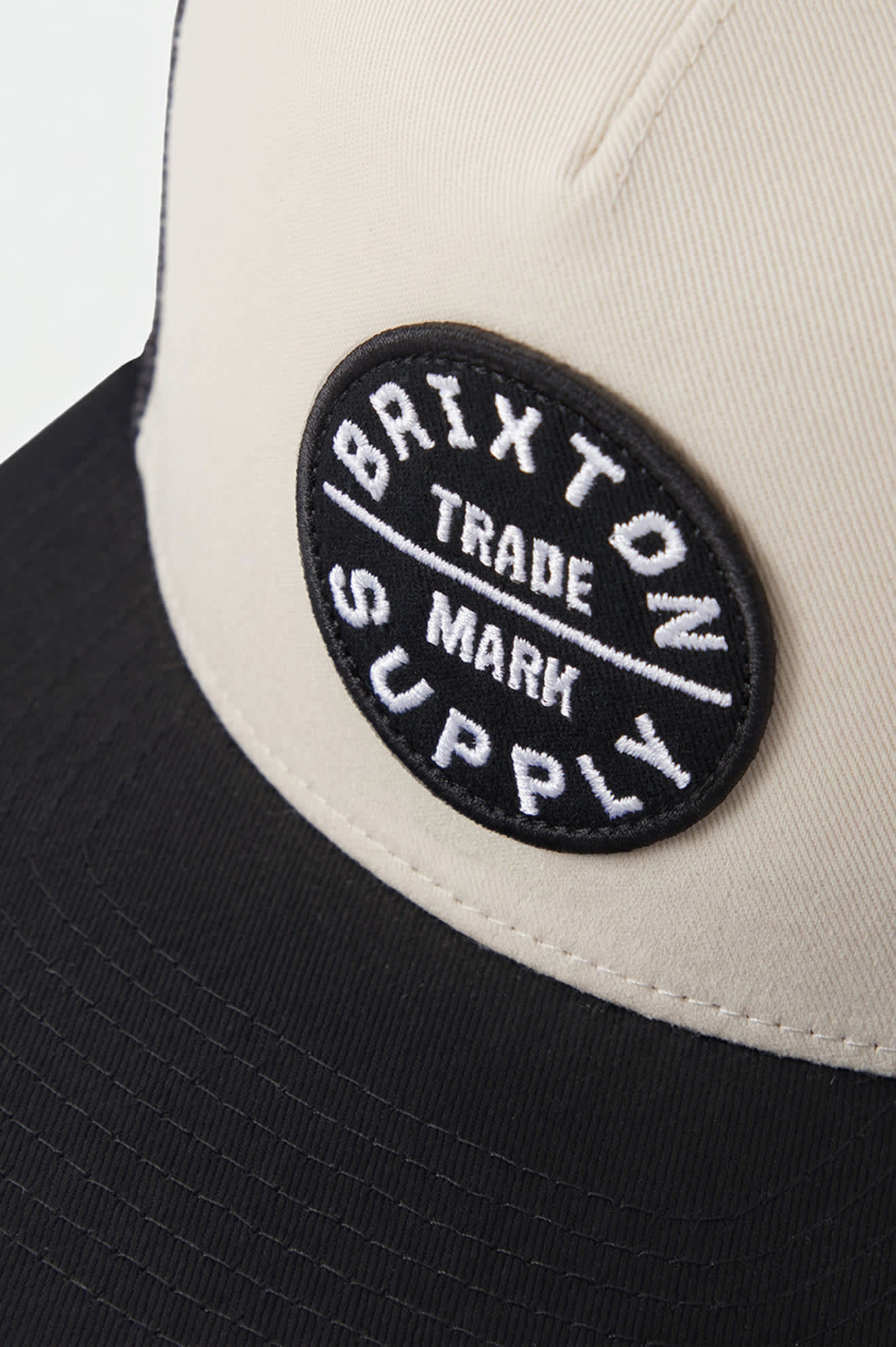 Brixton Oath Trucker Hat || Whitecap/Black