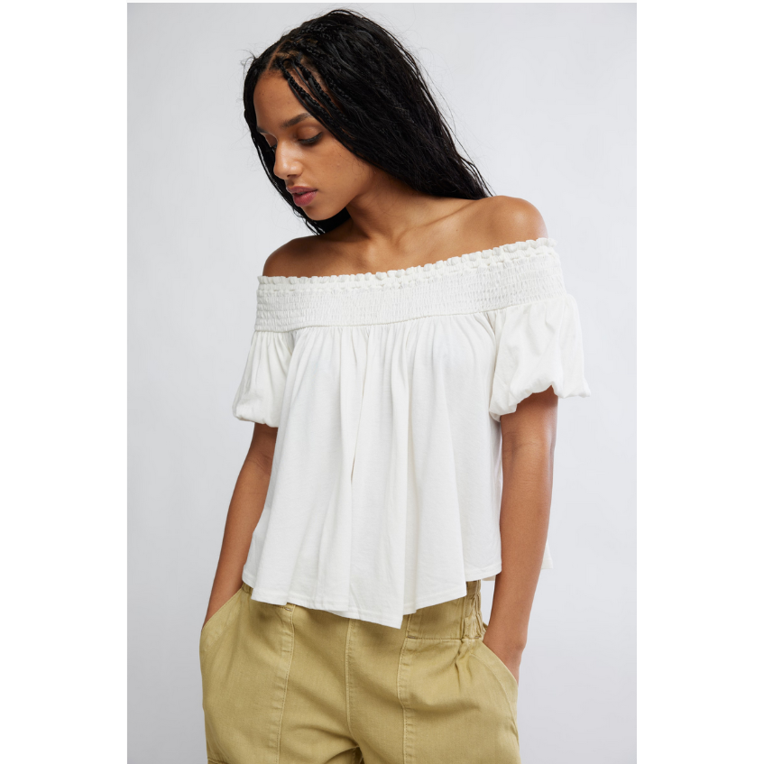 Free People off shoulder top